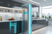 人工智能冰箱，未来厨房的智慧守护者，智慧厨房的守护者，人工智能冰箱引领未来潮流