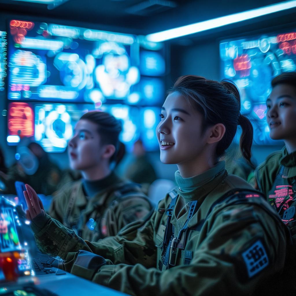 初中生人工智能之旅,军训中的AI学习体验,探索AI奥秘,初中生军训中的智能学习之旅 初中生人工智能之旅,军训中的AI学习体验,探索AI奥秘,初中生军训中的智能学习之旅