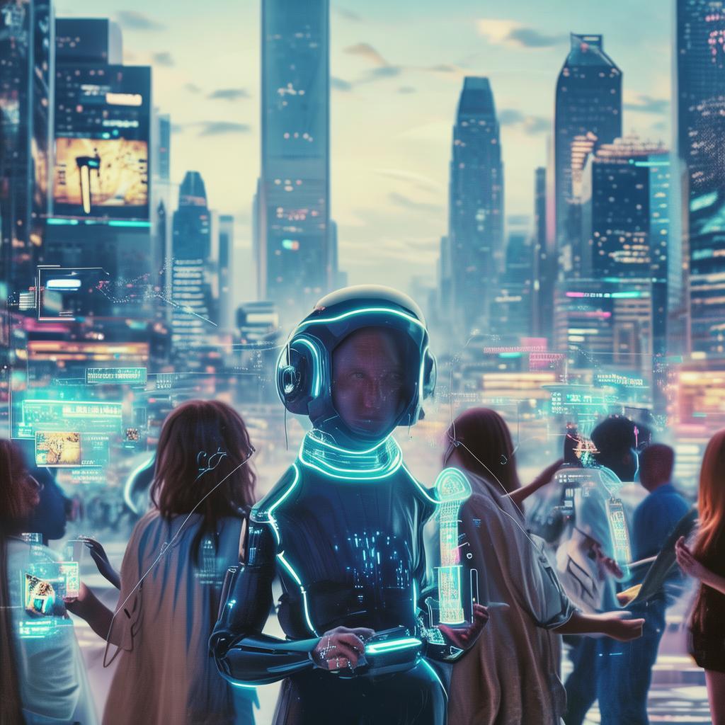 人工智能赋能生活，科技改变未来，智慧引领生活新篇章，智慧生活新纪元，人工智能与科技共绘未来蓝图