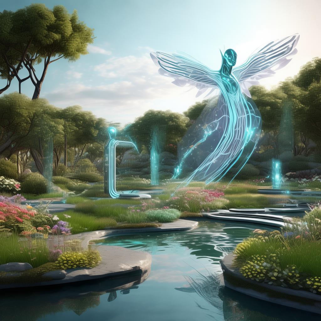 园林中的人工智能，未来园林景观的智慧之翼，智慧园林，人工智能引领未来景观革新