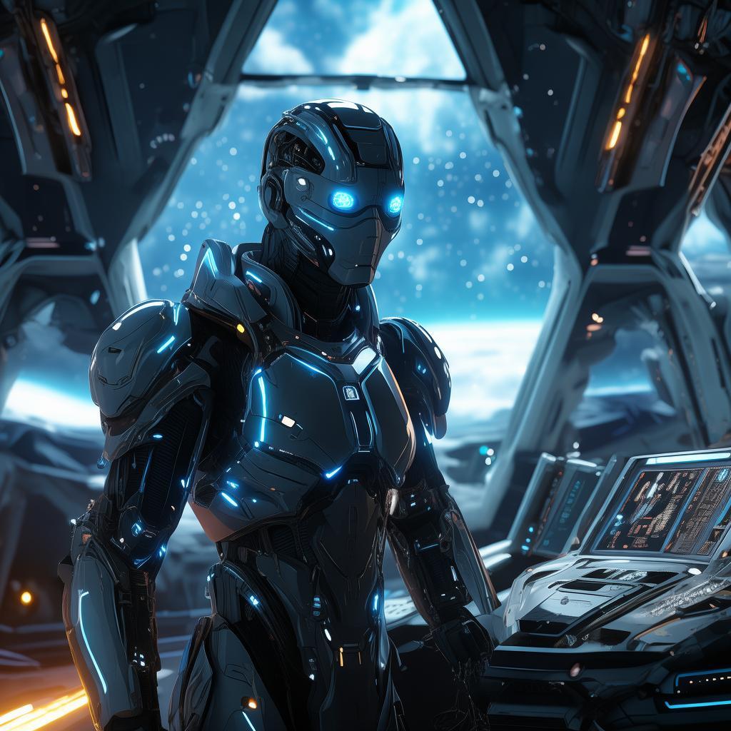 星舰上的未来守护者，揭秘星舰上的人工智能，星舰AI守护者，揭秘星际航行的智慧舵手