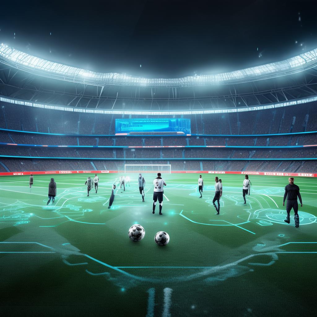 足球与人工智能学的交融，未来足球场上的智能革命，足球场上的智能未来，人工智能与足球的深度融合