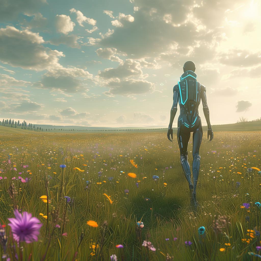 人工智能的草原奇遇，一场自我探索的旅程，草原奇遇，人工智能的自我探索之旅