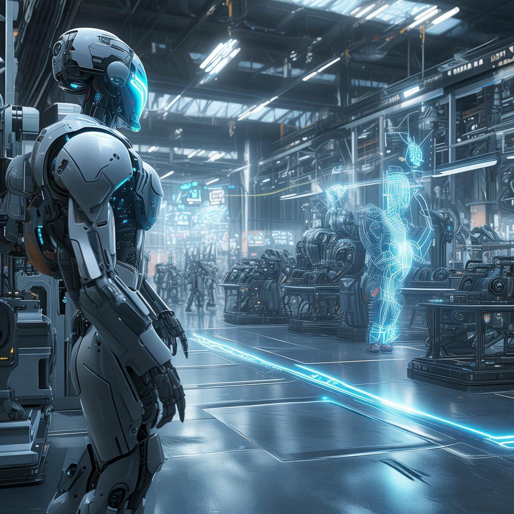 人工智能兵工厂，未来战争制造中心的变革与创新，智能铸剑，人工智能引领未来战争制造中心革命