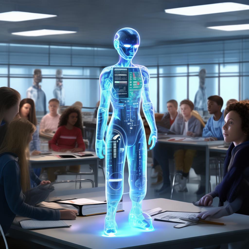 人工智能AI，未来教育变革的引领者，为何能取代老师？，人工智能AI，重塑教育未来，能否取代人类教师的关键解析