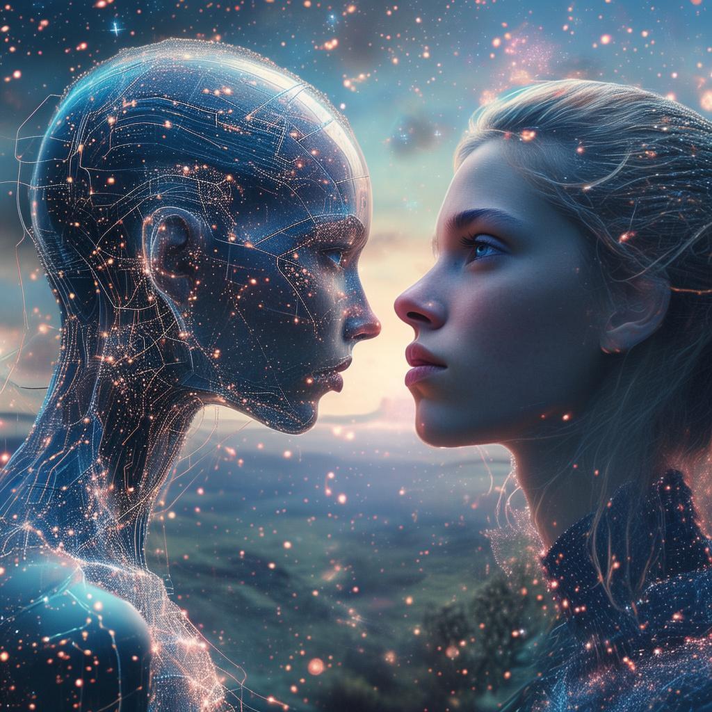 人工智能眼中的爱，一场跨越时空的对话，AI视域下的爱情，跨越时空的心灵交响