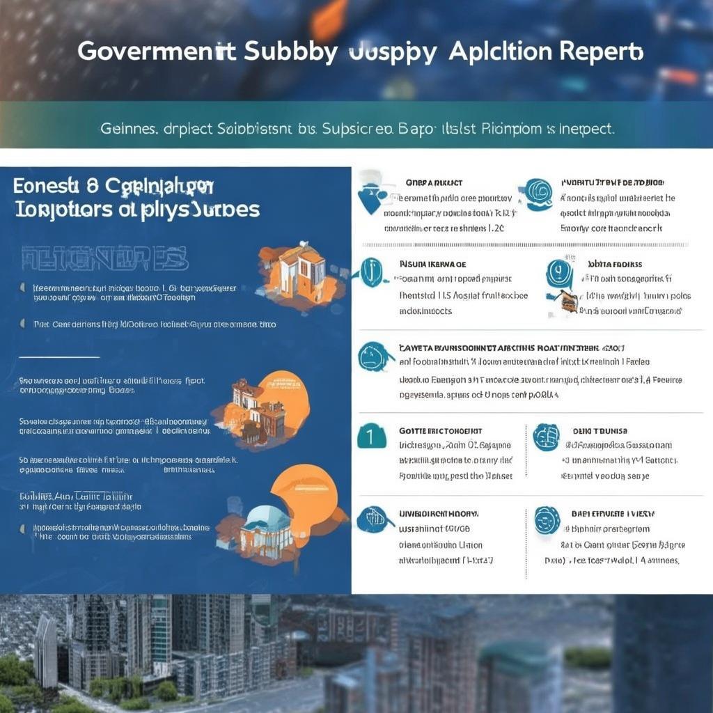 政府补贴申请报告—一项对于个人与企业的重要支持，政府补贴政策对个人和企业的影响分析及建议