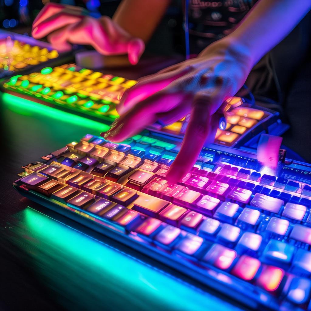 炫彩键盘如何关闭，轻松掌握炫酷键盘亮灯技巧，炫酷键盘亮灯技巧，炫彩键盘关闭方法揭秘