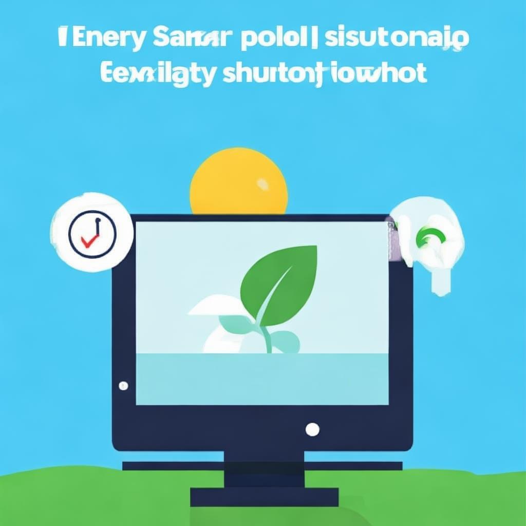 显示器自动关闭小技巧，节能环保，省心省力，节能省心，显示器自动关闭实用小技巧