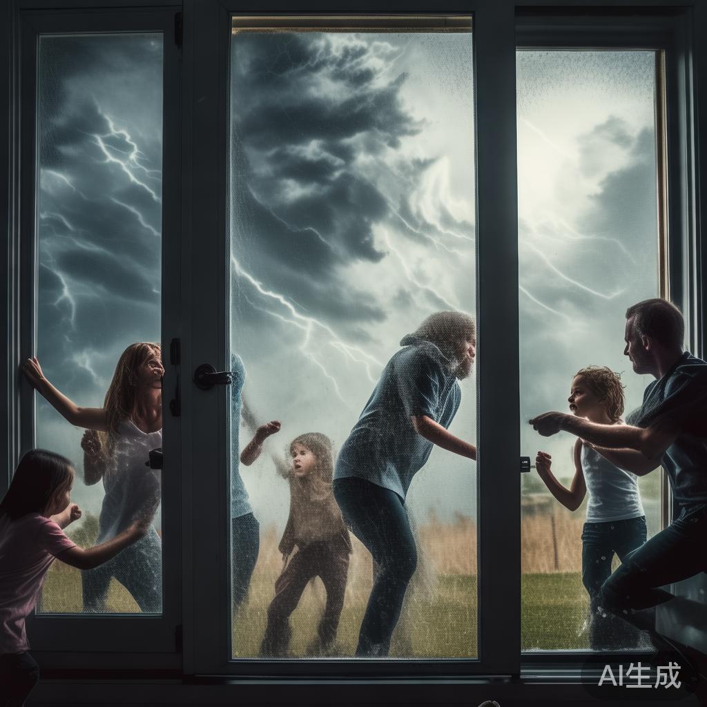 狂风肆虐，如何有效关闭门窗保安全？狂风来袭，门窗安全关闭攻略揭秘