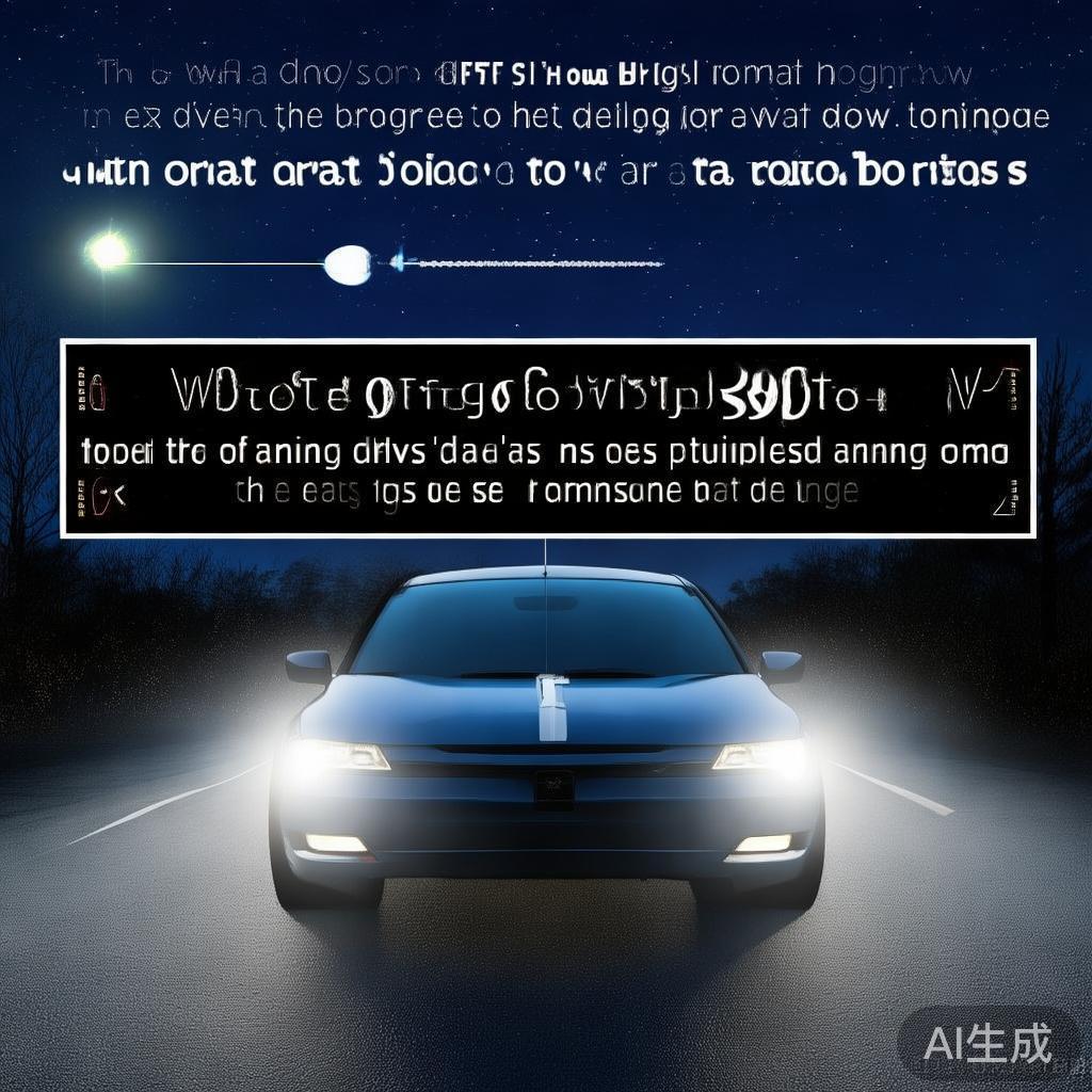 夜间行车安全指南，教你如何正确关闭远光灯，夜间行车远光灯使用攻略，安全行车，拒绝晃眼风险