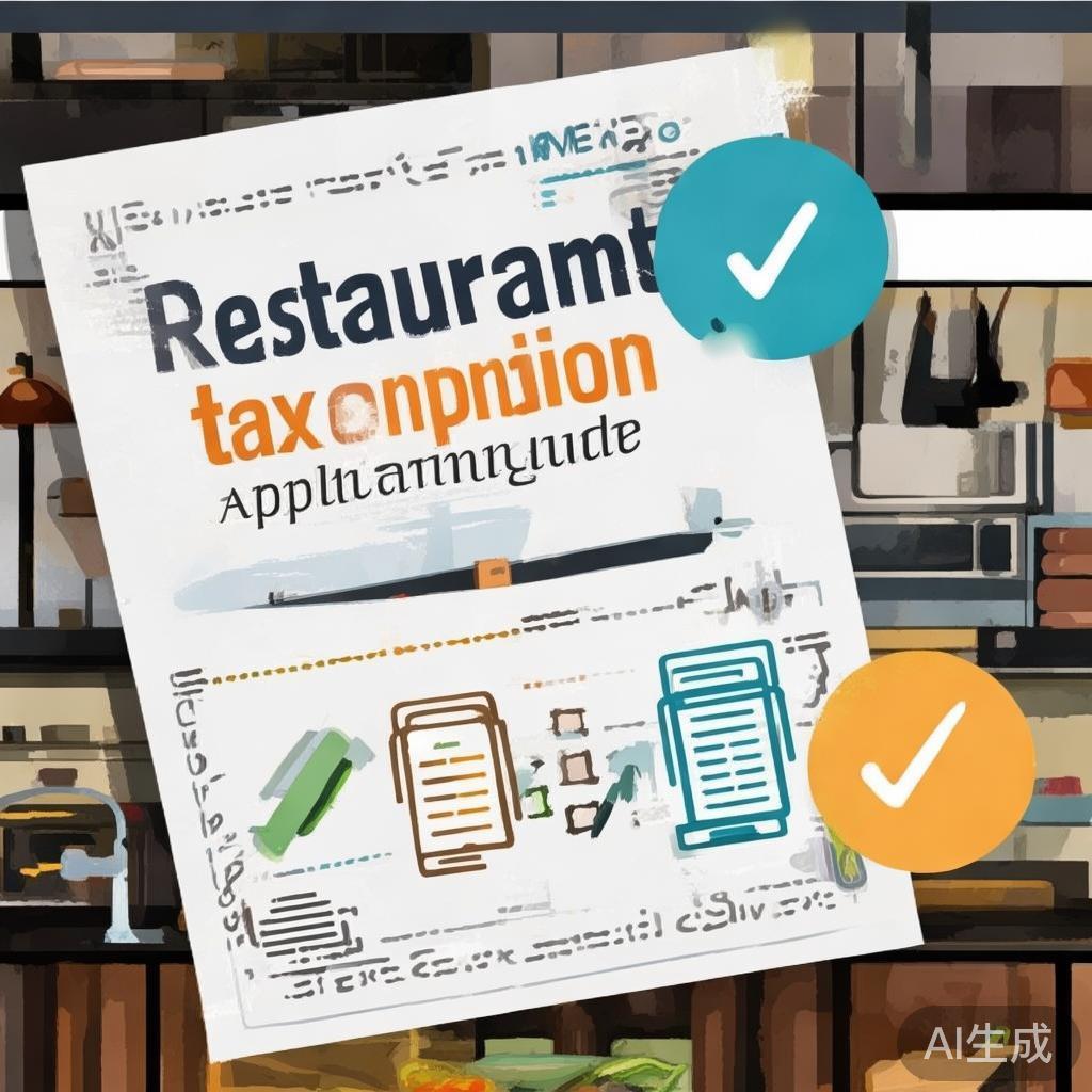 餐馆免税申请指南，如何合法享受税收优惠