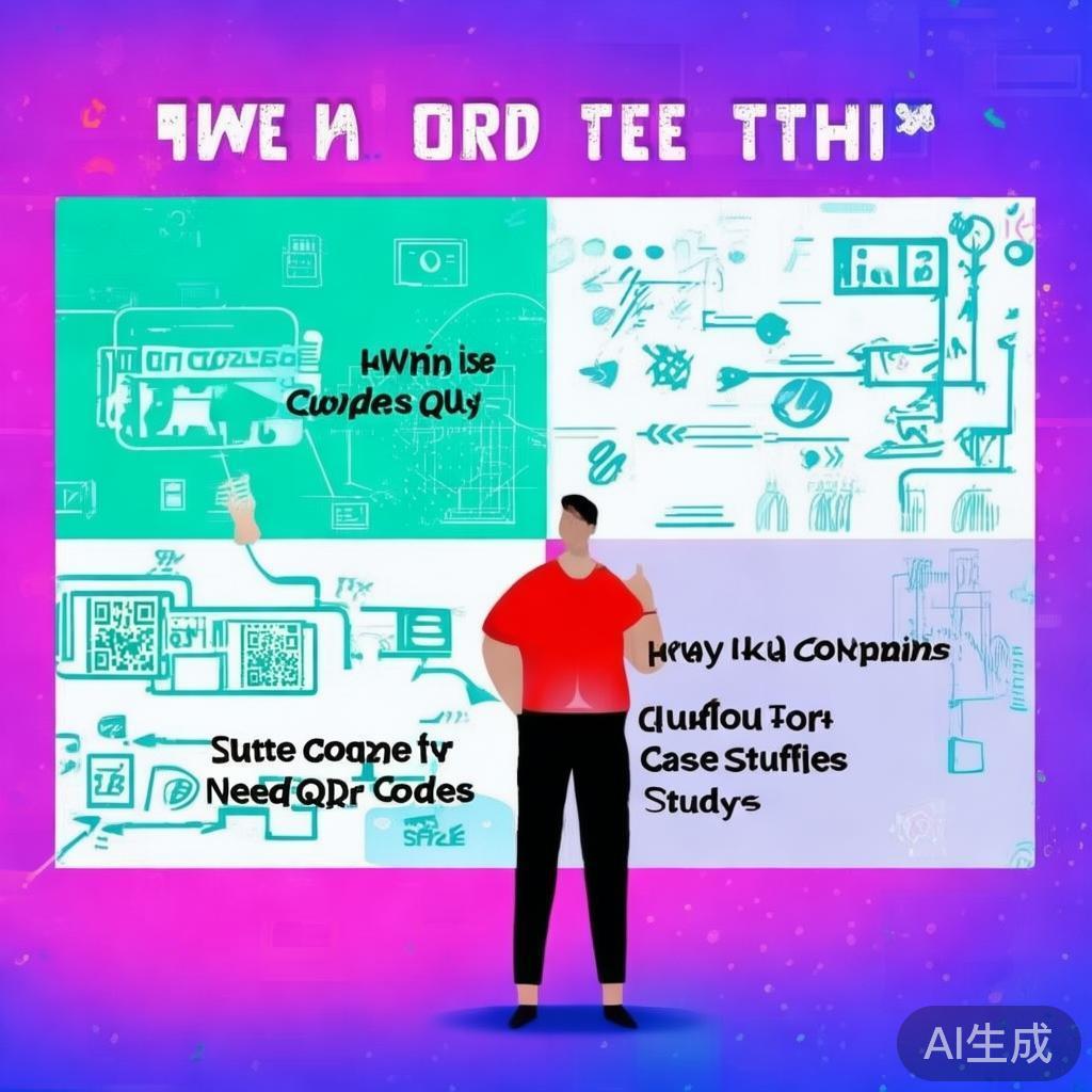 接下来，我要确定文章的结构。通常，这类文章可以分为几个部分，什么是二维码，为什么公司需要二维码，如何申请二维码，以及成功案例。这样结构清晰，读者容易理解