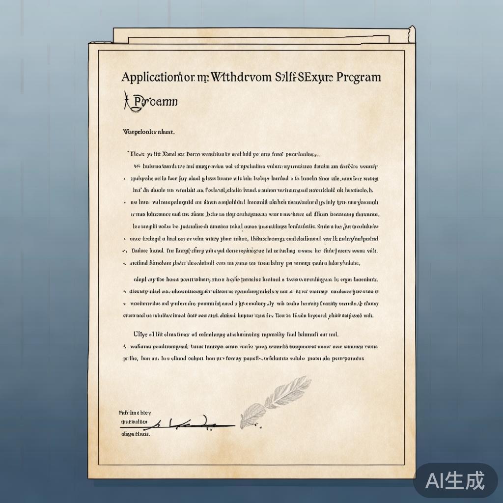 自考退学申请怎么写？