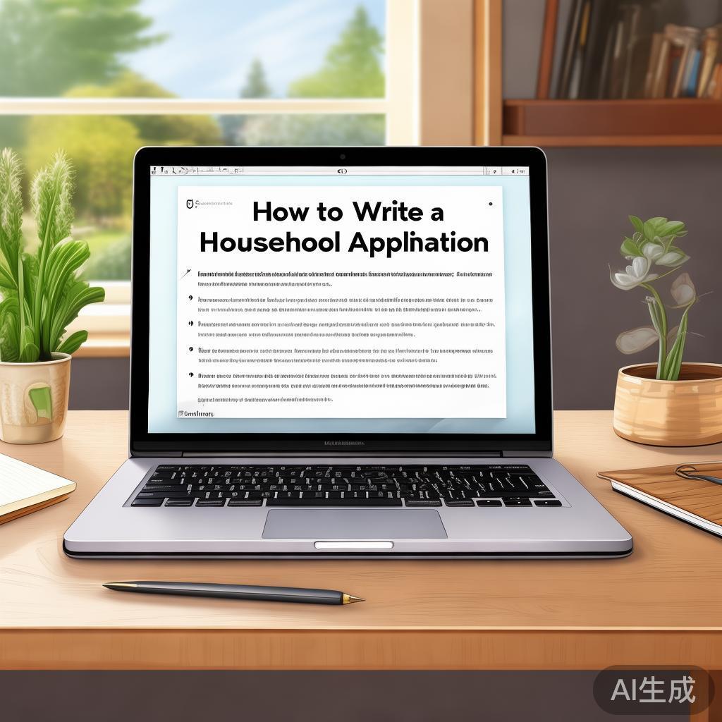 合户申请书怎么写