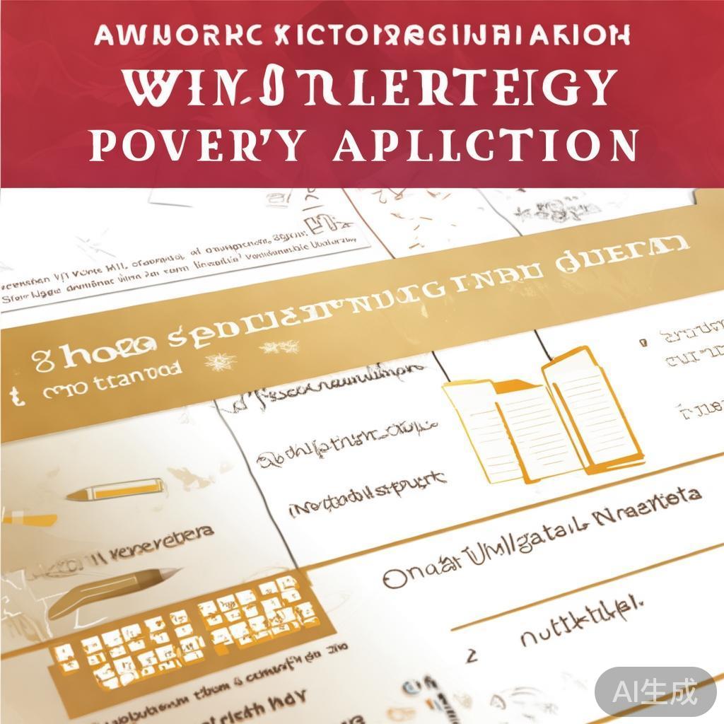 针对贫困申请书格式的指导