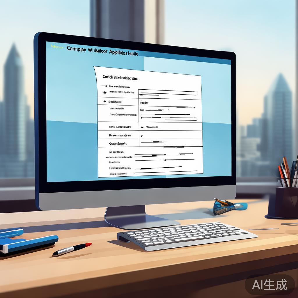 公司书面申请怎么写