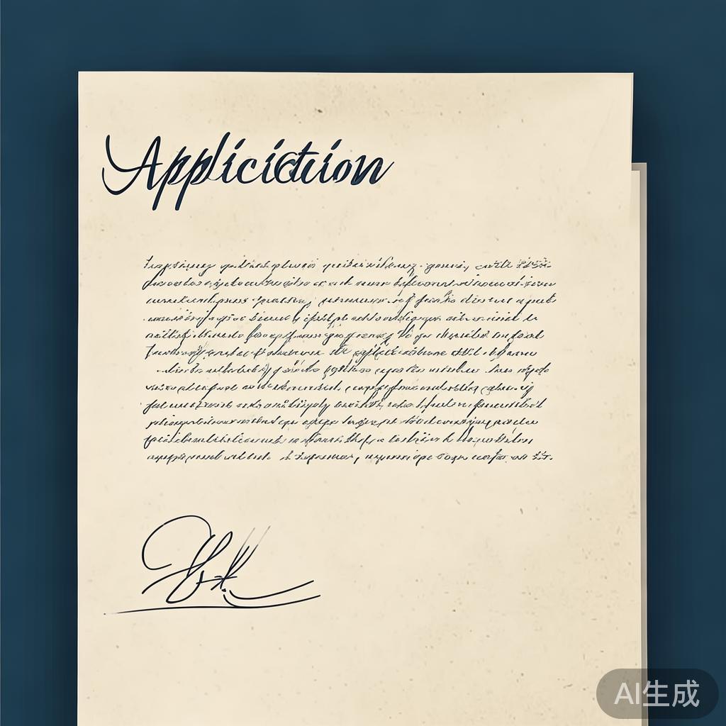 申请落款怎么写