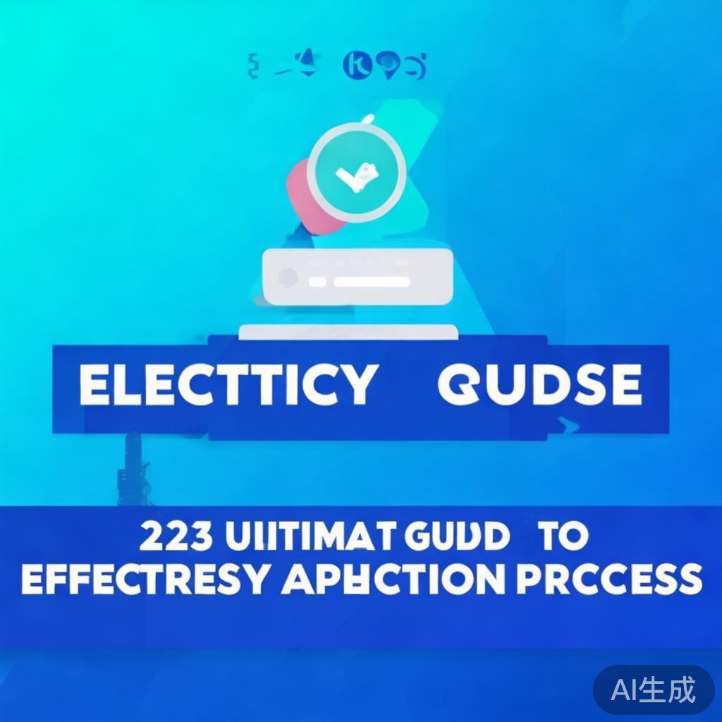 方面，用户已经给了一个例子，是2023年最新购电申请指南，如何轻松完成购电申请。这个标题看起来很全面，涵盖了最新的信息和实用的指导，应该能吸引读者