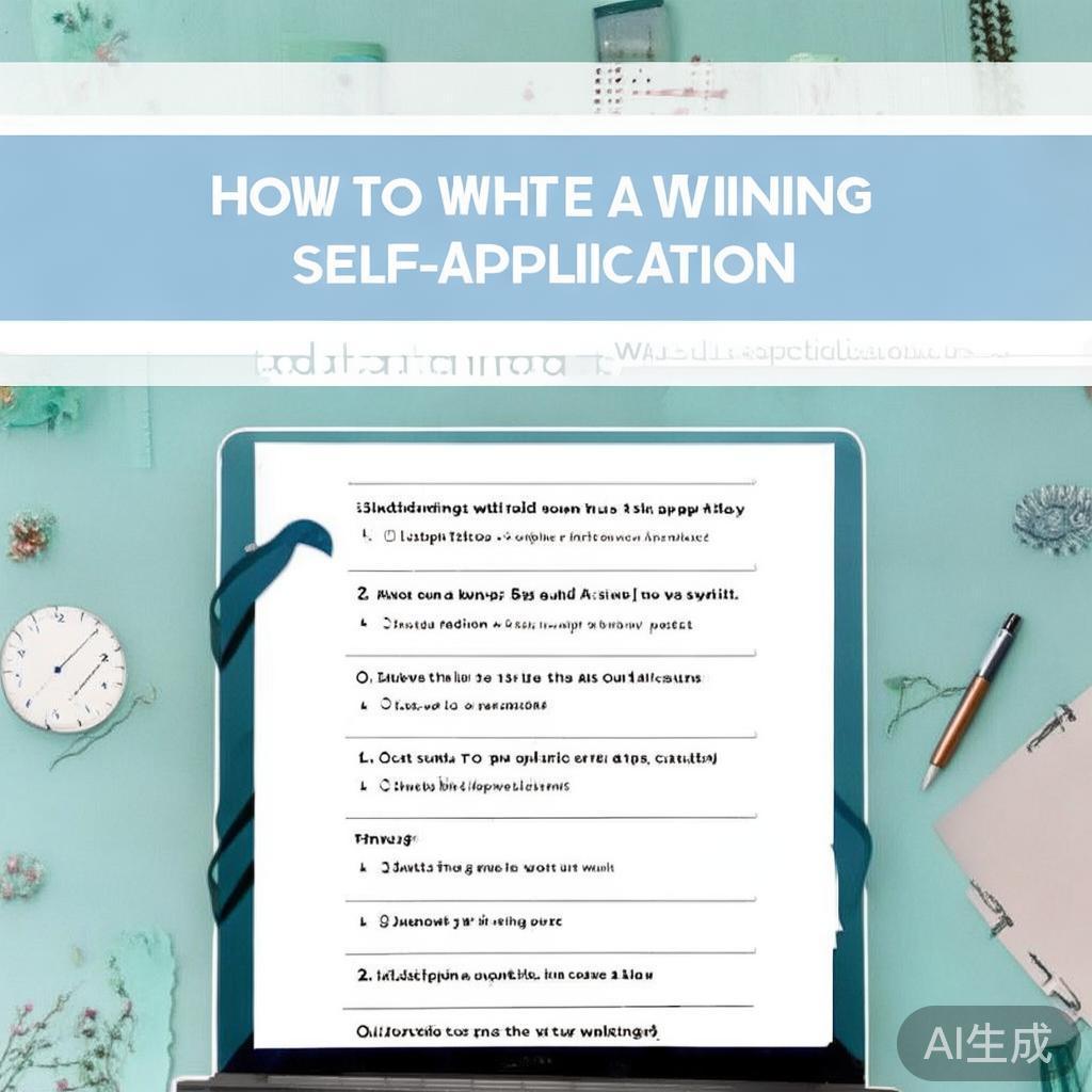 嗯，用户让我写一篇关于自我申请怎么写的文章，还给了标题和内容的要求。首先，我得理解用户的需求。他们可能需要一份指导，帮助他们撰写自我申请，可能是求职、申请学校或者其他用途