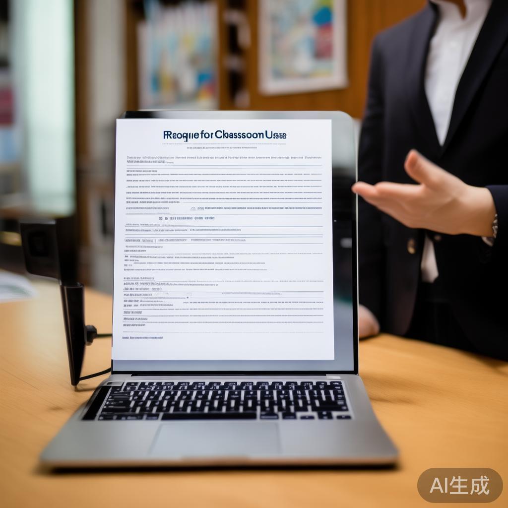 接下来，我要分析用户可能的身份。可能是学生，需要写课程设计或者项目报告，或者教师，需要申请教室使用。无论是哪种情况，申请书都需要正式且结构清晰