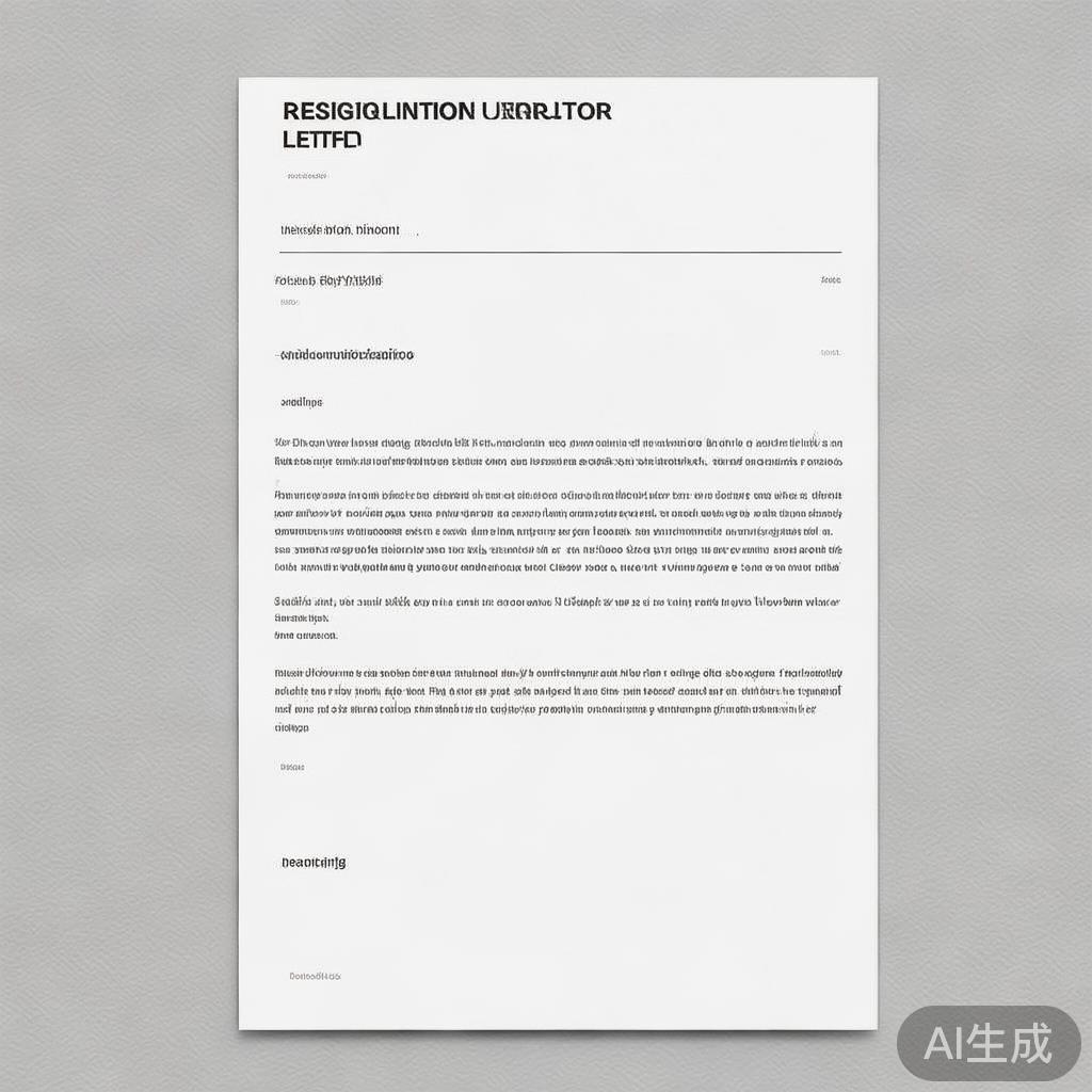 接下来，我要分析用户可能的身份。可能是员工，需要向雇主提交离职申请，所以他们需要一份正式且结构清晰的模板。或者，用户可能在学习英语，需要了解如何用英语撰写这类文档