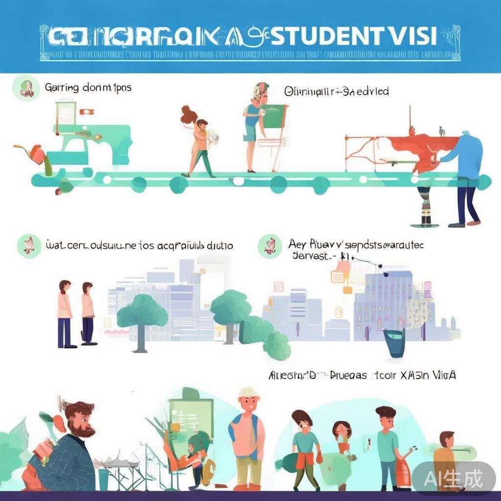 接下来，我要分析用户提供的示例。标题是如何申请德国留学签证，从准备材料到成功申请，内容分为几个部分，申请流程、所需材料、注意事项、常见问题解答和总结。看起来结构清晰，逻辑性强，适合学生阅读