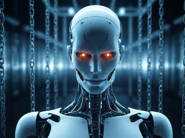 人工智能囚禁，探讨数字时代的自由与束缚