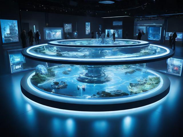 人工智能岛核心展区，未来科技发展的前沿阵地