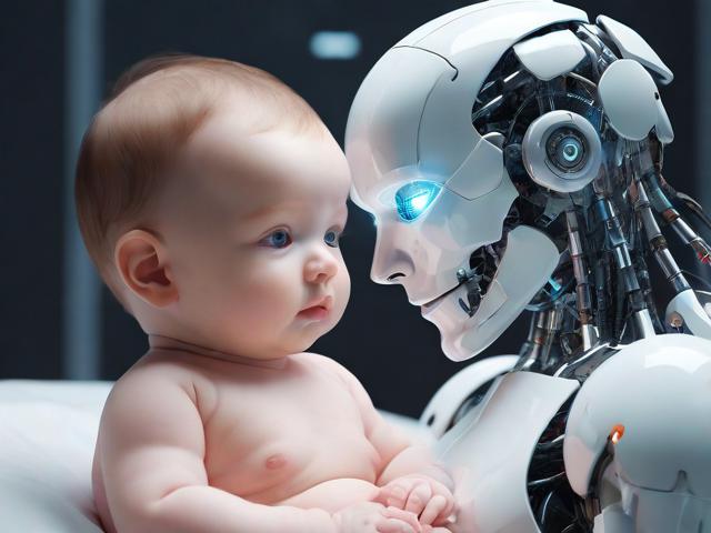 人工智能时代的未来宝宝，想象中的人工智能生孩子是什么样子？