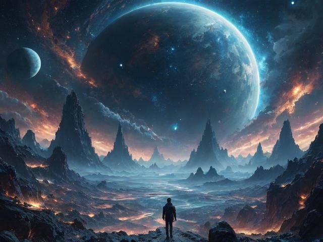 探索未来视觉奇观，什么叫人工智能科幻画作