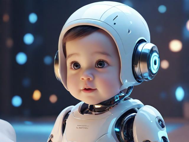 人工智能宝宝的未来图景，科技与童真的完美融合