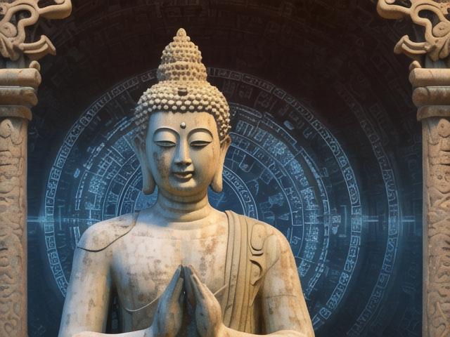 AI人工智能绘画下的佛像艺术，数字化重塑千年古韵